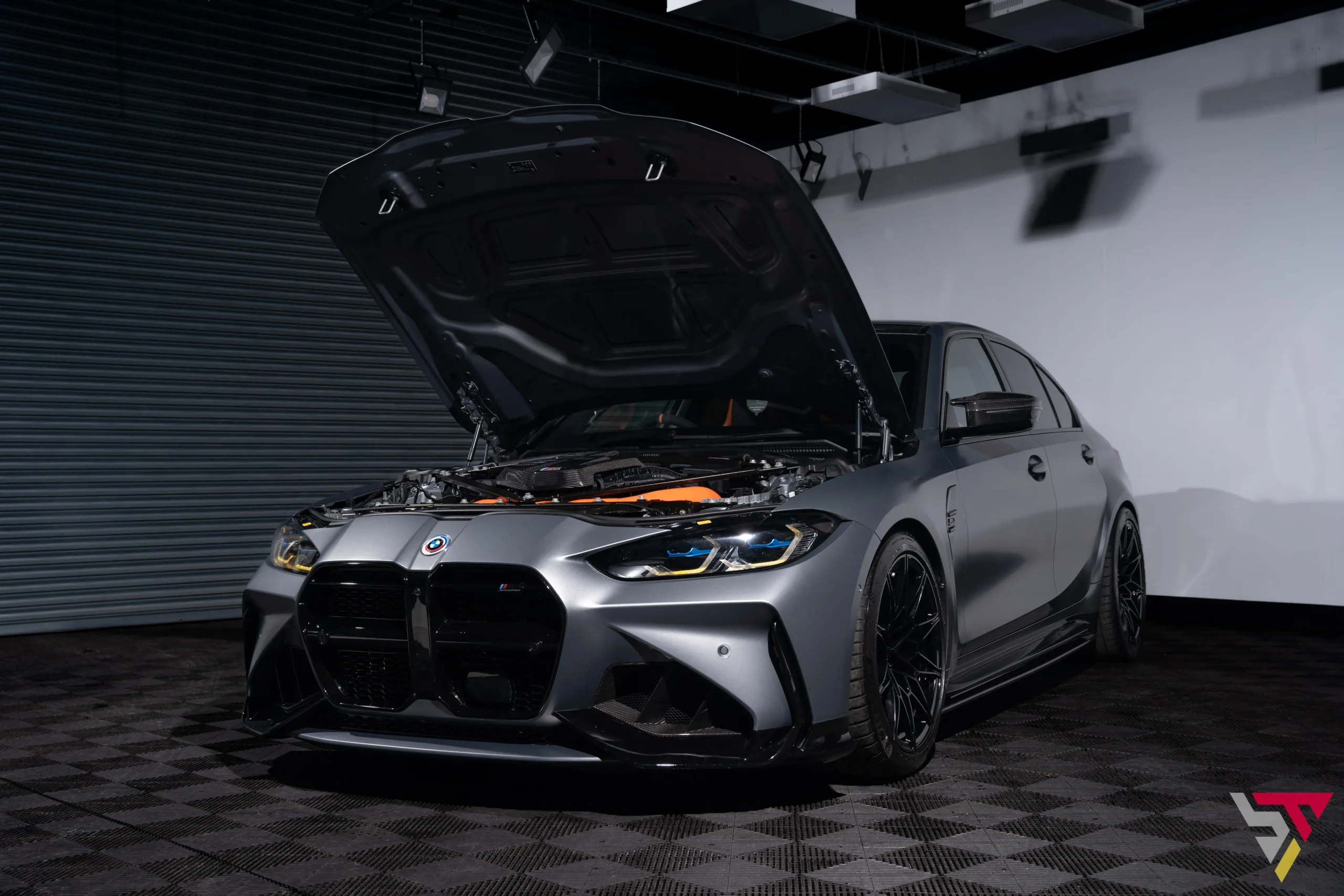 BMW M3 G80 Frozen Grey Stage 2+ engine