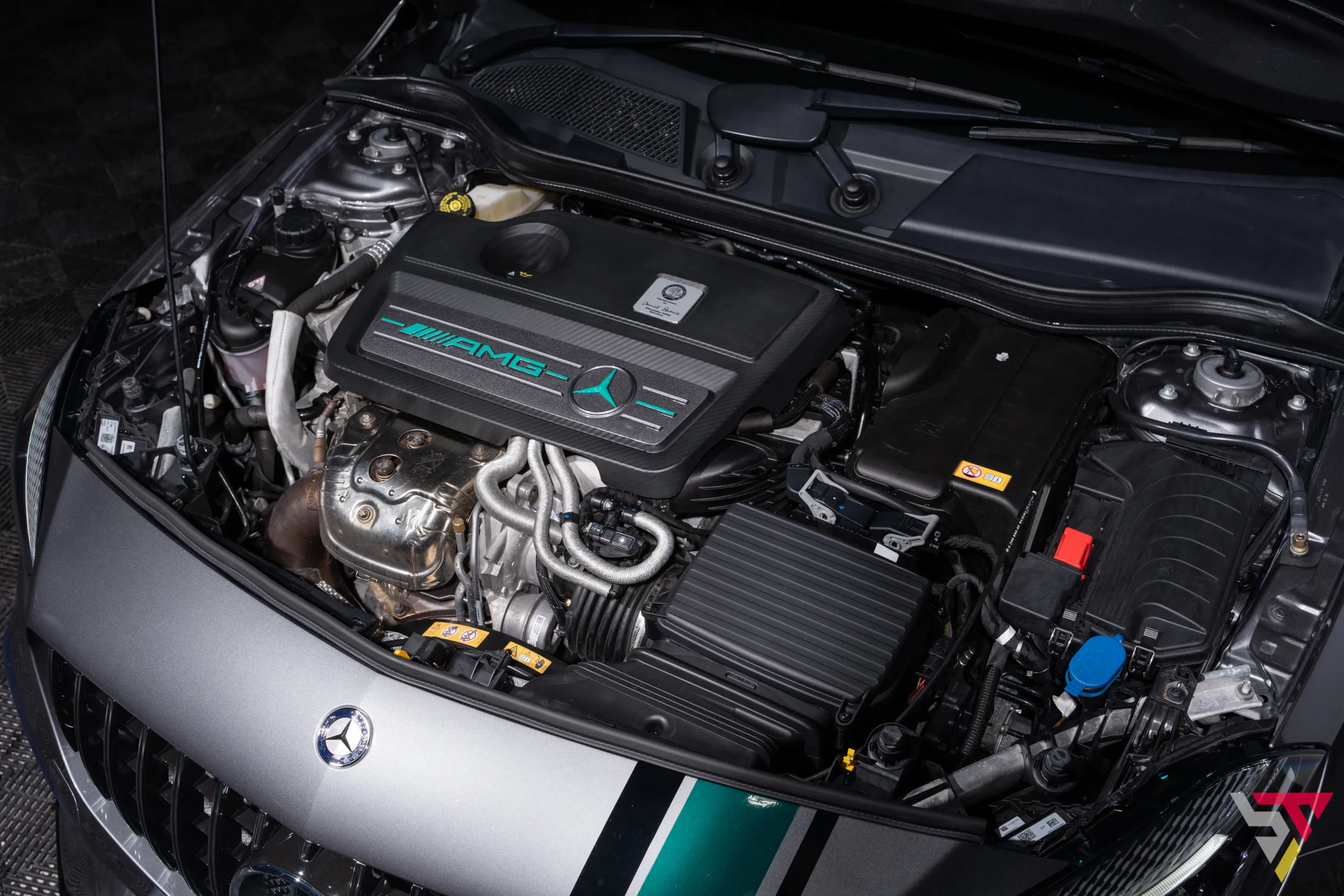 Mercedes A45 AMG Petronas Edition engine bay