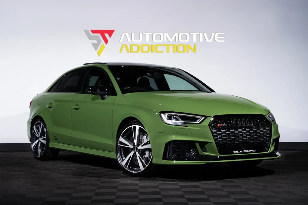 Audi RS3 Saloon Olive Green Audi Exclusive