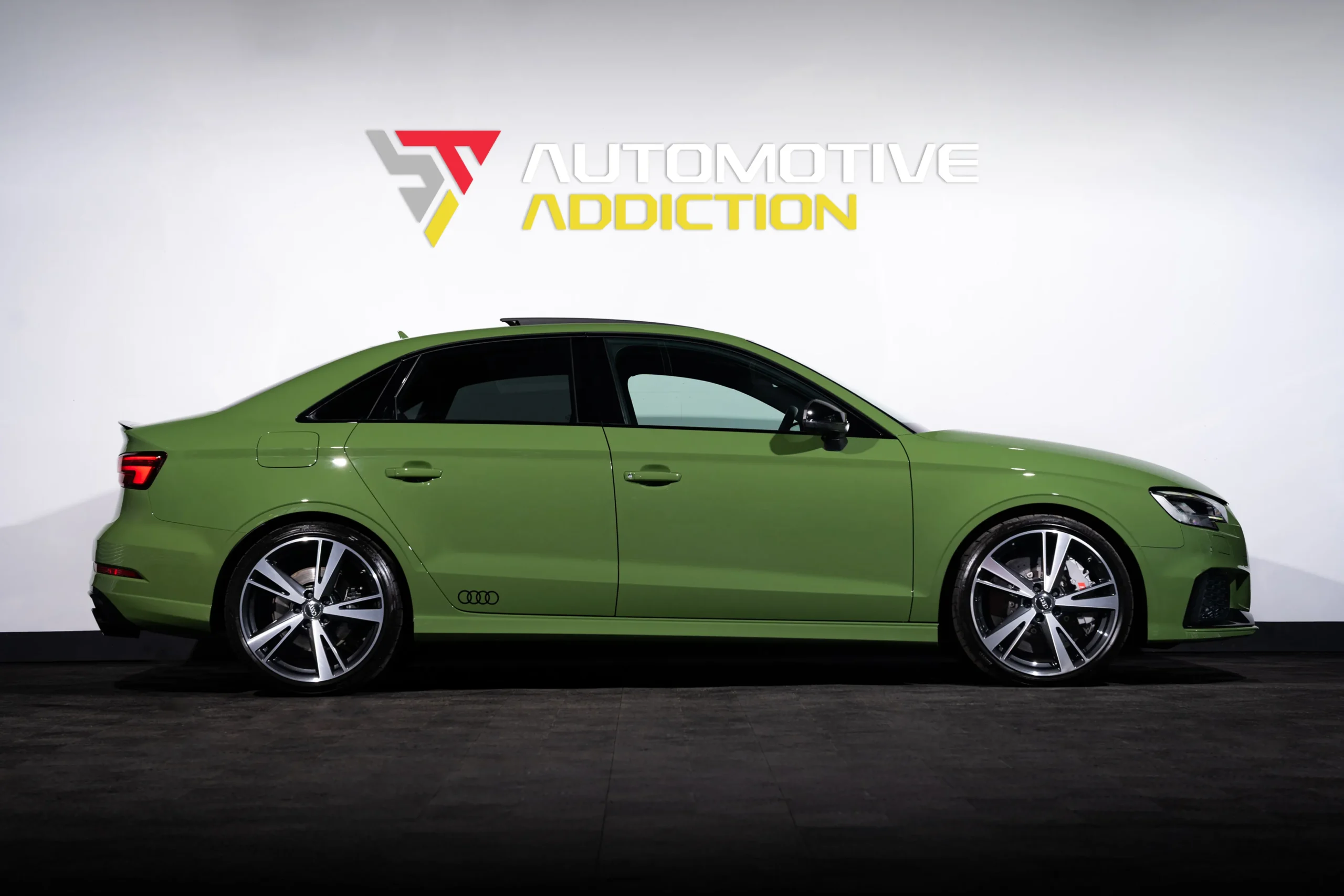 Audi RS3 Saloon Olive Green Audi Exclusive