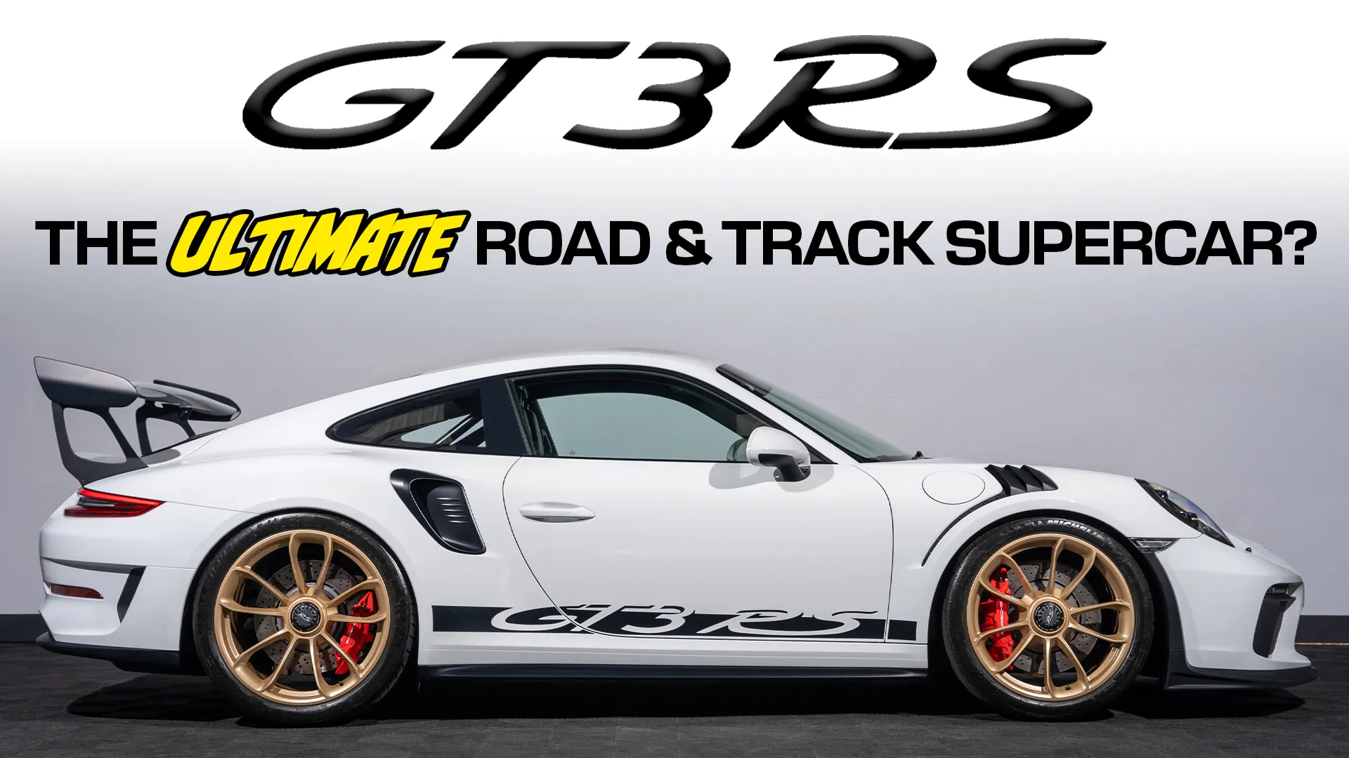 Porsche 911 GT3 RS Carrera White